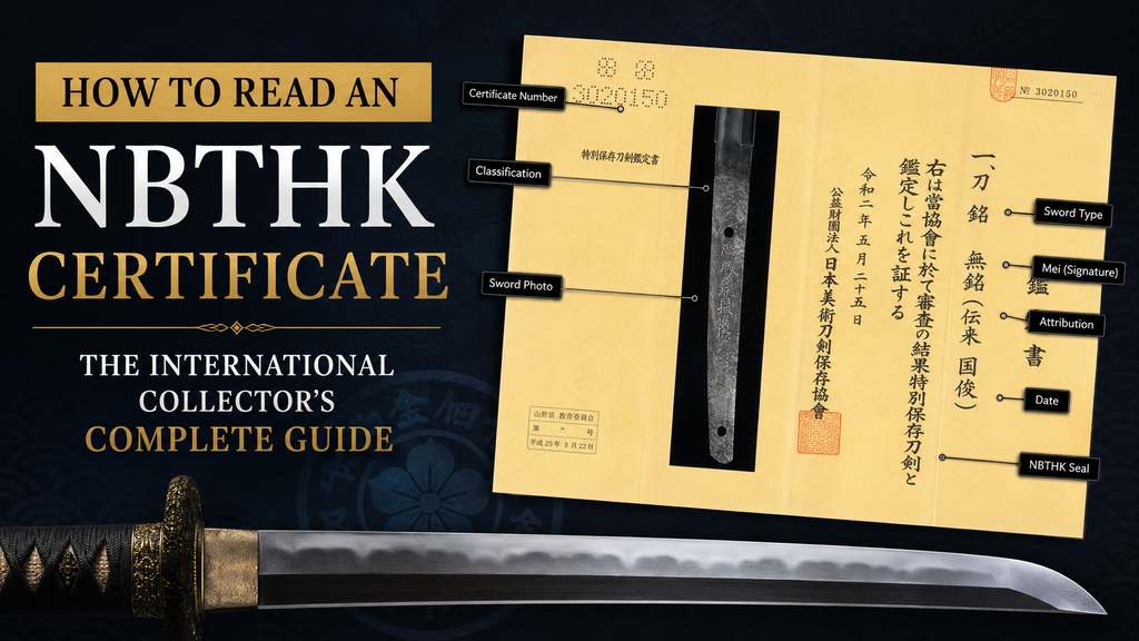 How to Read an NBTHK Certificate — The International Collector's Complete Guide