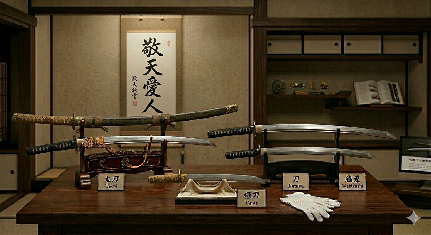 Tachi, Katana, Wakizashi, Tanto — A Complete Guide to Japanese Sword T ...