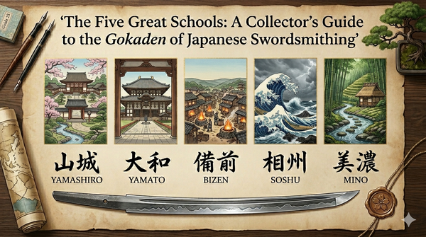 The Five Great Schools — A Collector's Guide to the Gokaden of Japanese Swordsmithing