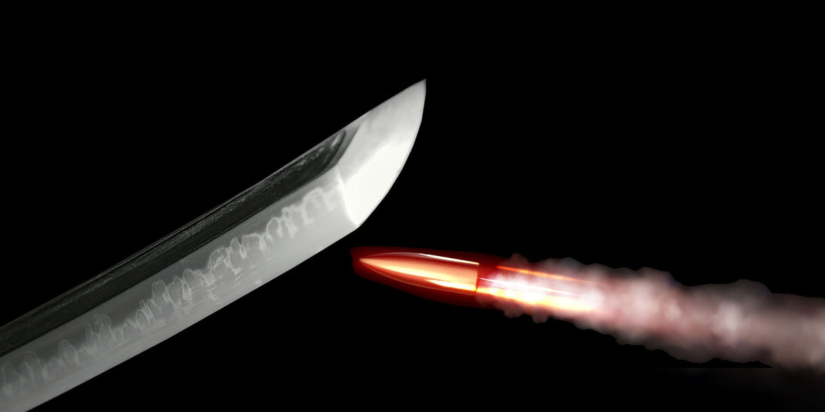 Japanese Sword vs. Bullet The Shocking Truth About Katana Durability