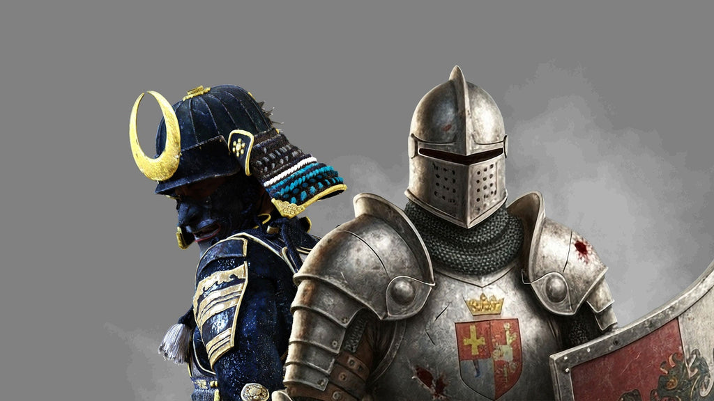 Samurai and knight