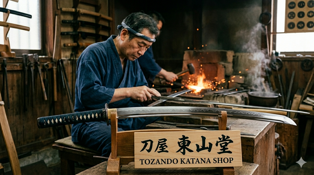 Tozando Katana Shop specializes in antique and new Japanese swords also known as Samurai swords