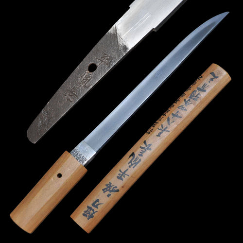 Antique Japanese Tanto Sword - Tanenaga, Shinshinto Era (25.3 cm)
