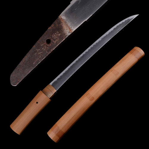 Authentic Shinto Era ō-tanto for Sale - Kanetoki - with sayagaki | Tozando