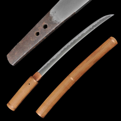 Authentic Japanese Sword for Sale - Shinto Era Wakizashi - Mumei | Tozando