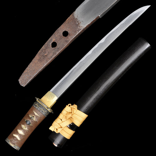 Antique Japanese Tantō Sword - Mumei, Shintō Era (28.4 cm)