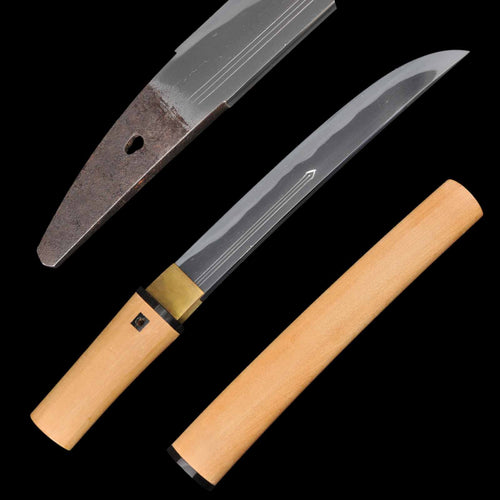 Authentic Japanese Sword for Sale - Shinshinto Era Tanto - Mumei | Tozando