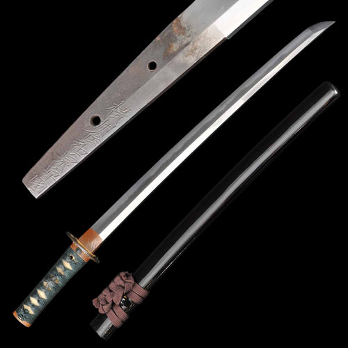 Authentic Japanese Sword for Sale - Shinto Era Wakizashi - Kuni(...illegible)| Tozando