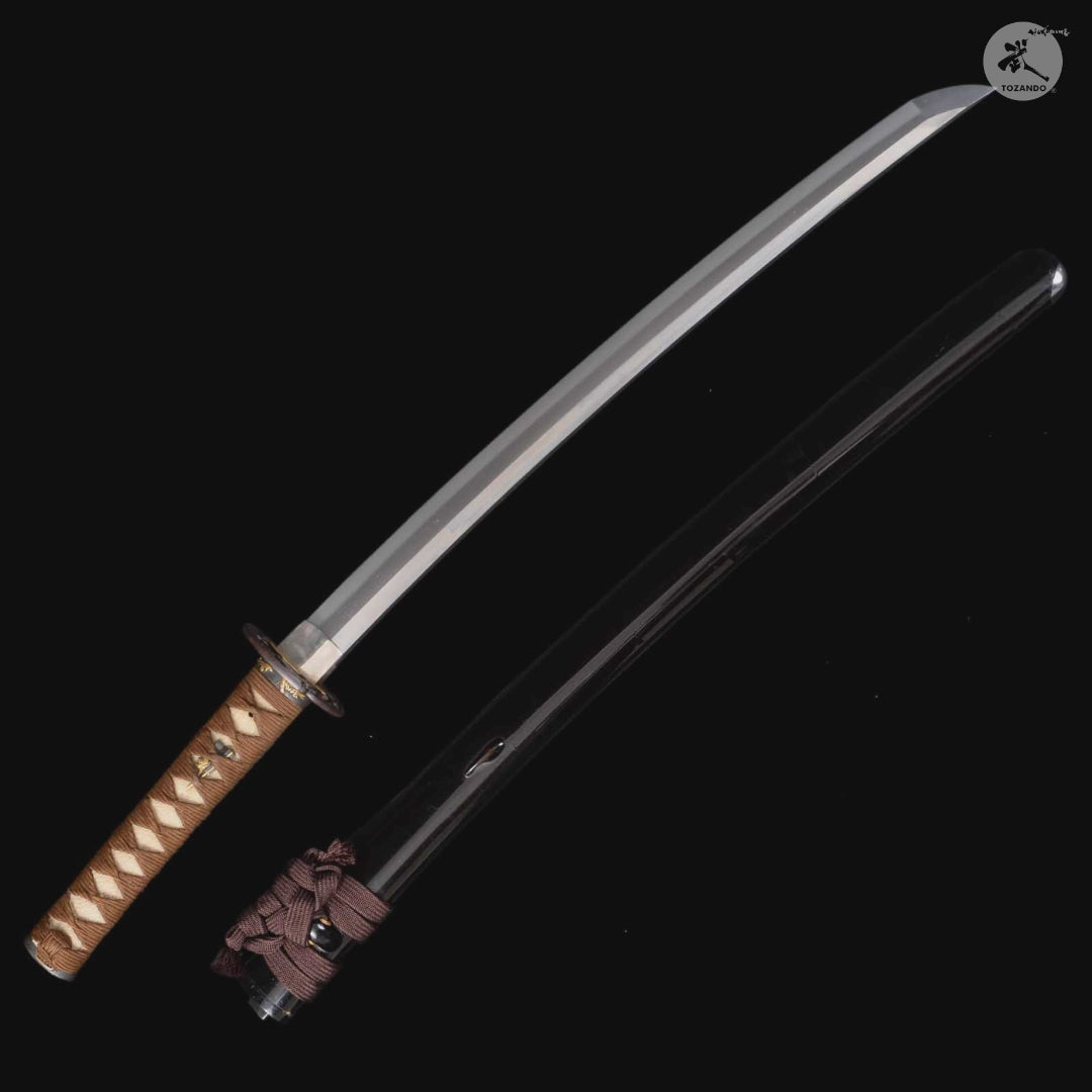 【行先板】 徳島行 FOR TOKUSHIMA ✕牟岐行FOR MUGI Wakizashi - Mumei(No Signature) - NBTHK Tokubetsu Kicho