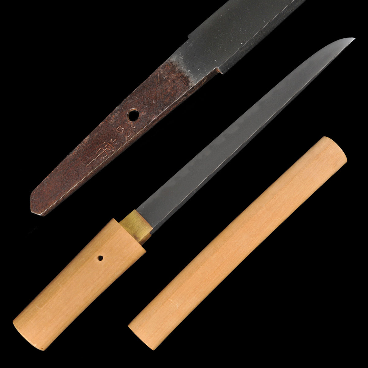 Antique Japanese Tanto Sword - Masatsune, Shinto Era (25.6 cm ...