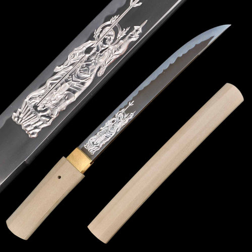 Authentic Japanese Sword - Tanto - Yoshimitsu - NBSK Shinsakuto Certificate | Tozando