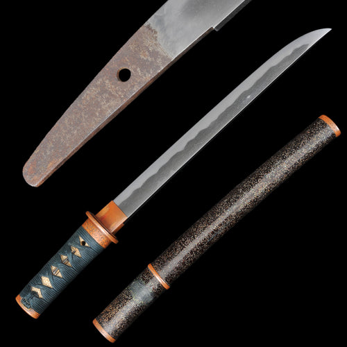 Antique Japanese Tantō Sword - Mumei, Shintō Era (30 cm)